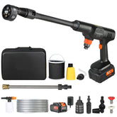 Cordless Pressure Washer 652PSI 1.0GPM Portable Power Cleaner Handheld High Pressure Car Washer with 4.0Ah Battery Charger 6 in 1 Nozzle for Home Floor Cleaning Watering